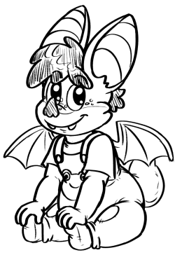 for @bittybatty cuz they drew me a cute babby Pompeii <3