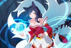 savisavichan:  some new Ahri sketches <3 goddesi am in depression,