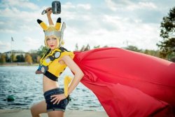 dorkly:  Pika-Thor Not to hammer this in, but she’s gonna bring