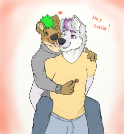 umbra-the-sly-raccoon:renakakib:  Hey cutie - by scruffyboy1