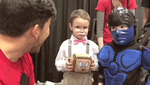 septicplier:  The Cutest Little Warfstache (x)  THIS IS THE CUTEST THING EVER OH MY GOD.
