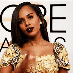 aprilkeepner:Kerry Washington attends the 74th Annual Golden