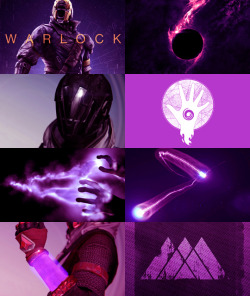 titananima:  Destiny Aesthetic || Voidwalker Warlock 