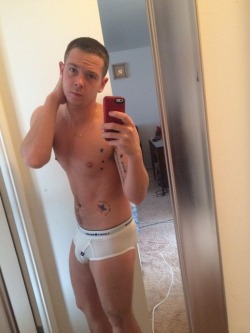 theunderwearking:  @JasonAcklesXXX #TightyWhities #Briefs