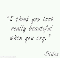 “I’m pretty when I cry” on We Heart It.