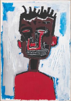 raisedbymyths:  Basquiat Self portrait 1984 