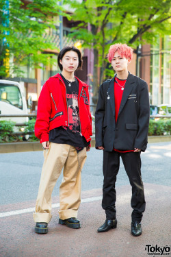 tokyo-fashion:  Japanese students 17-year-old Hinata and 18-year-old