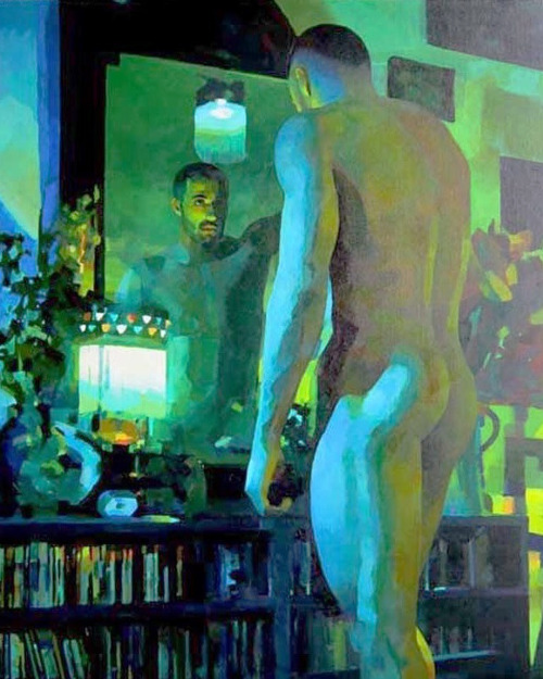 antonio-m:‘In the Green Room’ by Nebojsa Zdravkovic (1959-present).
