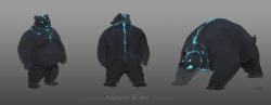 racoonwolf:  Ancient K-Ice bear a character design for my friend