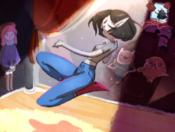 drawmamei:  Marceline’s ‧:≼    Air Guitar Solo  ≽:‧