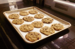 …okay, we also had some warm freshly baked cookies. These