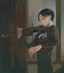 iamleviheichou:  : &  Violinist Levi is my absolute favorite