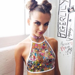 prettymissy4u:  Micah Fidler. ♥  Hair buns and Halter hotness.