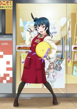 aqours-updates:  a yohane figure based off of this illustration