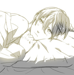 dyxfujoshi:    Free!ろぐ4—MakoHaru (NSFW!) by YMD via Pixiv