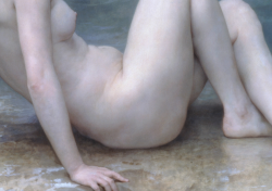 rubenista:Detail of The Wave by William Adolphe Bouguereau, 1896