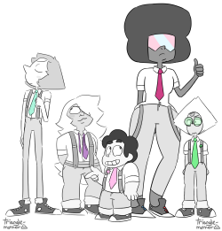 triangle-mother:  The Crystal Gems Ft. Suspenders [thank you