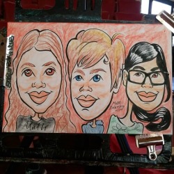 Doing caricatures in Melrose, MA! 11-5 today, Melrose Arts Festival