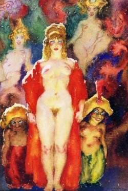 normanlindsay:  Red Robe by Norman Lindsay (1879-1969) 