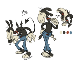 vcr-wolfe:   attempt number Two for that inkblot character i