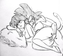 Anonymous said to funsexydragonball: Gine x Bardock“Wake up,