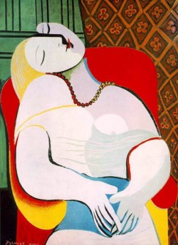 cerebral-hummus:  Picasso La Rêve (The Dream) c. 1932