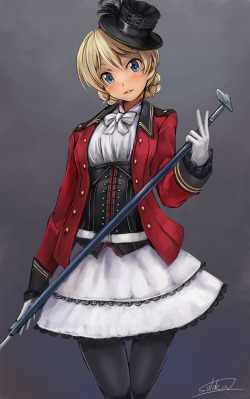 darjeeling (girls und panzer) drawn by solokov (okb-999) - Danbooru