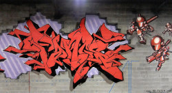 graffmanifesto:  Red Fangs by Mr.TOTEM on Flickr. 
