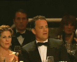 tomhanksworld:  Tom Hanks reaction to Astronaut Jim Lovell making