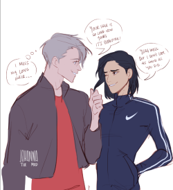 johannathemad:    I NEED YUURI WITH LONG HAIR PERIOD 