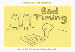 Bad Timing promo by head of story/story artist Kent Osborne