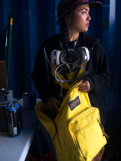 jansport:  Bright in the dark. 