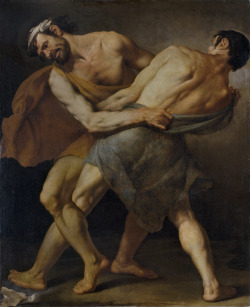 Cesare Fracanzano (Neapolitan, 1605-1651), Two Wrestlers, or