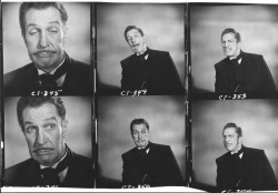 ghostsareassholes:  Vincent Price mugs for the camera while taking