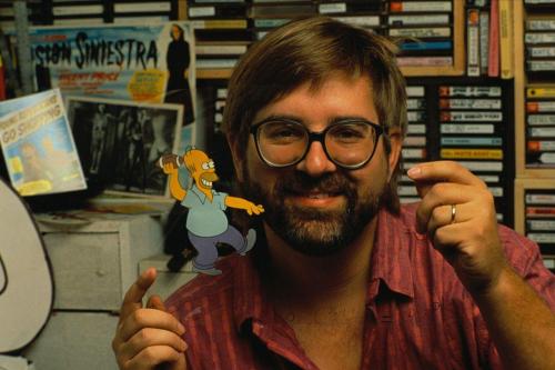 blondebrainpower:Matt Groening in 1990 at the age of 36 with