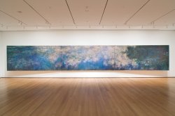 moma:  Claude Monet, born today in 1840, painted Water Lilies in