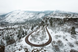 bryandaugherty: Oregon winters  Rowena Crest Viewpoint, Mosier, Oregon (USA)