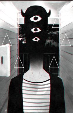 policeghost:  an “oyasumi, punpun” print for awa! i had struggled