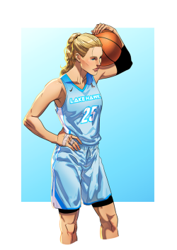 systemflaw:Supergirl[Kara x Lena] basketball AU based off : this