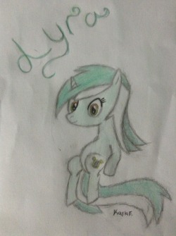 ask-lumineeblue:  Just finished drawing her it took me two to