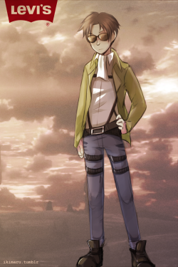 ikimaru:  Levi advertising Levi’s jeans  (this is all Evelin’s