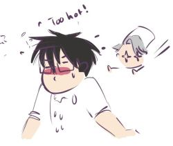 la-loom:  As Sweet as Sugar AU one day victor decides Yuuri