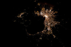  Night Vision of Melbourne, Australia Melbourne seen from the