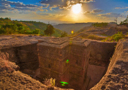 distant-relatives-blog: Church of St. George, Lalibela  The Church