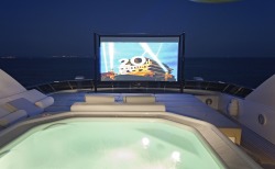 moody-yachts-france:  A movie in a jacuzzi! Moody Yachts France