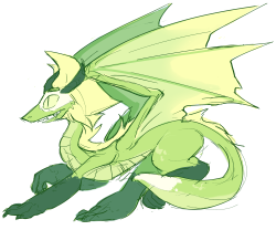 onefell:  peridot is vaguely a gecko inspired dragon, she can