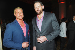 rwfan11:  Dolph Ziggler and Wade Barrett - @ happy hour! …and