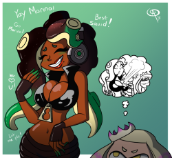 chillguydraws: Marina Doodle Best squid drawing done on stream