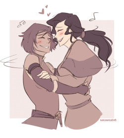 nikoniko808:  korrasami and korrosami dancing doodles  <3