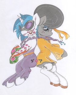 theponyartcollection:  Get funky, pony! by ~MohawkRex Getting